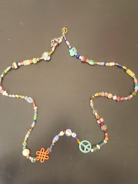 Colorful Beaded Boho Necklace